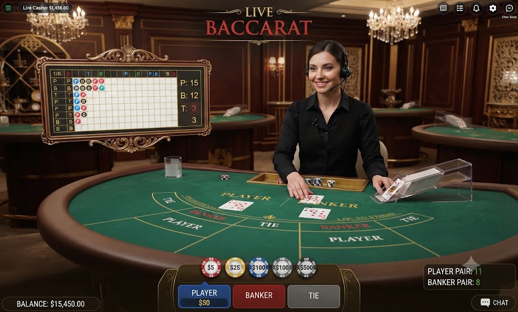 Live Dealer Baccarat