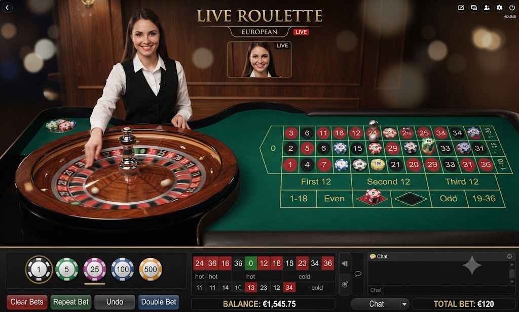 Live Roulette HD